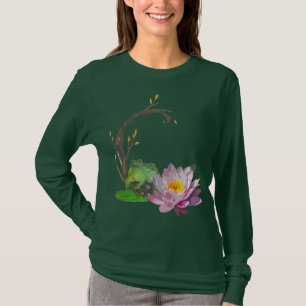T-shirt Grenouille sur Lily Pad
