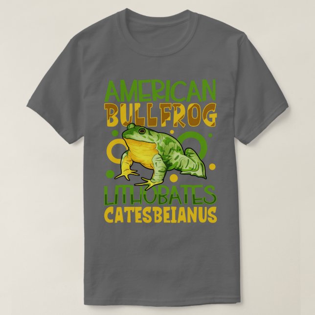 T-shirt Grenouille-taureau américaine (Design devant)