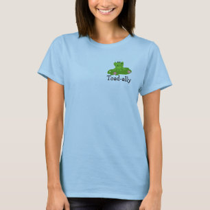 T-shirt Grenouille verte cool avec citation