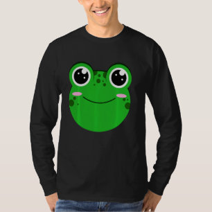 T-shirt Grenouille Visage Vrai Toad Amphibian Green Froggy