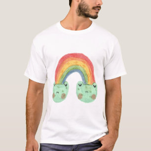 T-shirt Grenouilles Arc-en-ciel