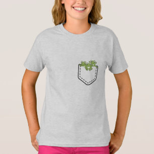 T-shirt Grenouilles dans une poche
