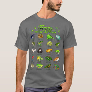 T-shirt Grenouilles du monde espèce de grenouille