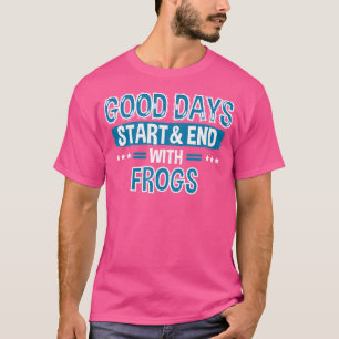 T-shirt Grenouilles Lover Vêtements Animal Citation Grenou