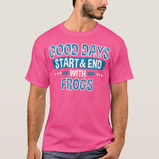 T-shirt Grenouilles Lover Vêtements Animal Citation Grenou