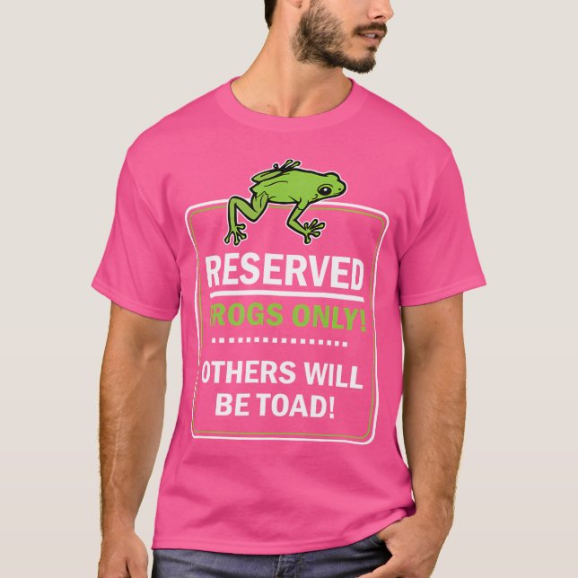 T-shirt Grenouilles Seuls D'Autres Seront Confectionnés (Devant)