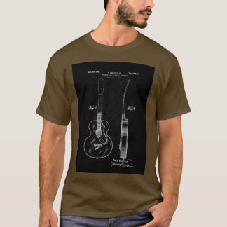 T-shirt Gretch Guitar 1941 PatentBK