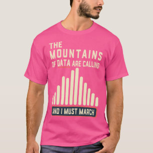 T-shirt Grève Climatique - Les Montagnes De Données Appele