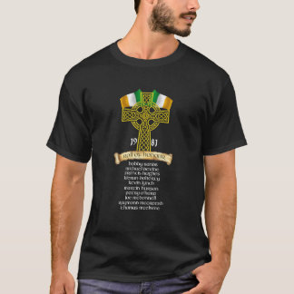 T-shirt Grève de la faim 1981 Irlande Roll of Honor