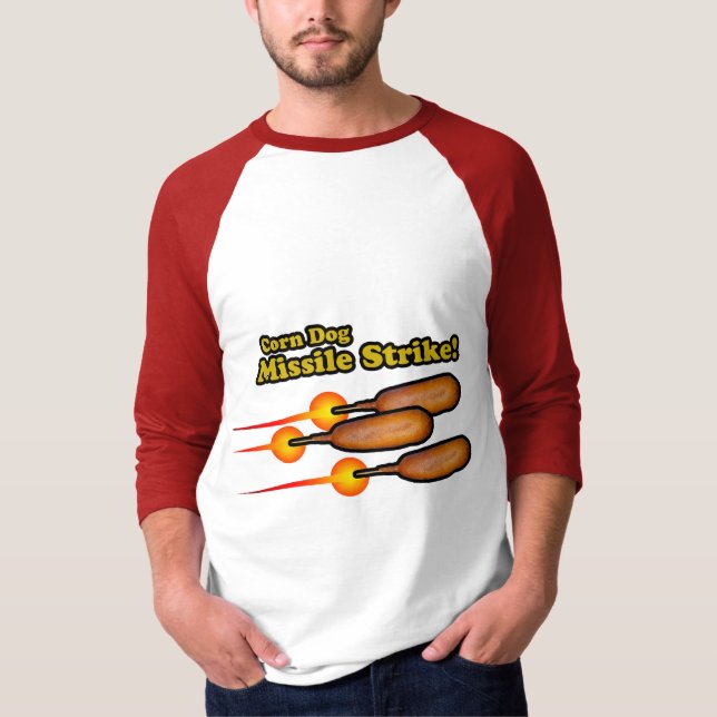 T-shirt Grève de missiles de Chien de Corne (Devant)