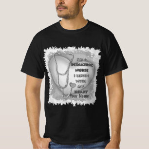 T-shirt Grey Heart Infirmière pédiatrique