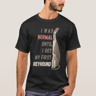 T-shirt Greyhound doit avoir présent chien paw zoomie
