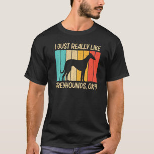 T-shirt Greyhound Pour Hommes Femmes Italienne Greyhound S