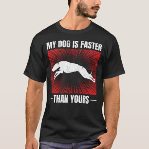 T-shirt Greyhound Racing Chien Animal Race Animal Racer
