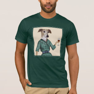 T-shirt Greyhound Wine Snob