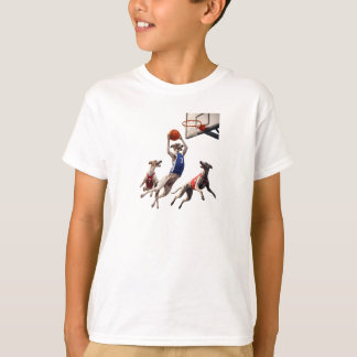 T-shirt Greyhounds playing basketball