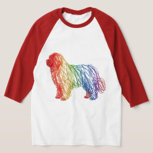 T-shirt Gribouillage Terre-Neuve