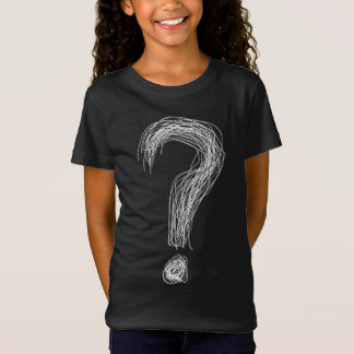 T-Shirt Gribouillis confus point d'interrogation chaos sur