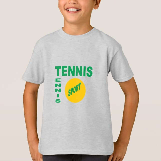 T - Shirt Grids enfants DESIGN TENNIS SPORT (Vorderseite)
