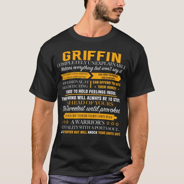 T-shirt GRIFFIN complètement inexplicable (Devant)