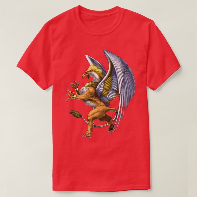 T-shirt Griffin Mythologie grecque Deity Dieu Ancien Grèce (Design devant)