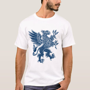 T-shirt Griffin - Style bleu Indigo