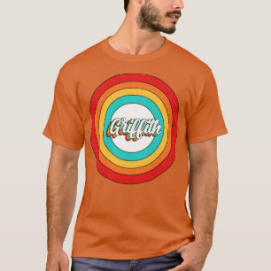 T-shirt Griffith Nom Chemise Vintage Griffith Cercle