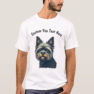 T-shirt Griffon bruxellois personnalisable