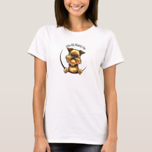 T-shirt Griffon de Bruxelles son tout environ je