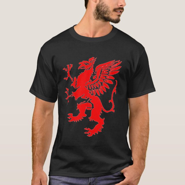 T-shirt Griffon rouge (Devant)