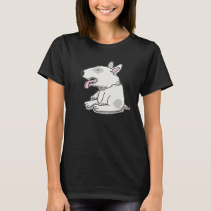 T-shirt Griffonnage de bull-terrier