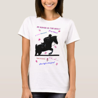 T-shirt Griffonnages de cheval