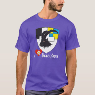 T-shirt Grigioni de Graubünden Grischun Suisse Suisse