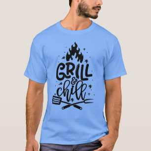 T-shirt Grill Et Chill