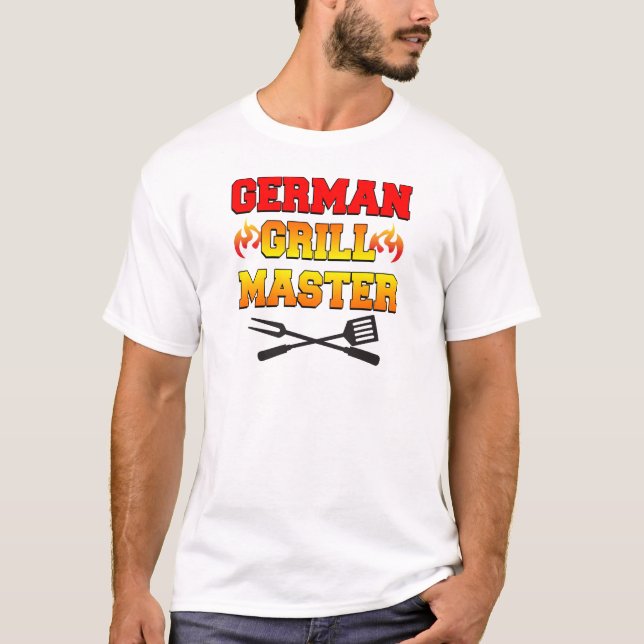 T-shirt Grill Master allemand (Devant)