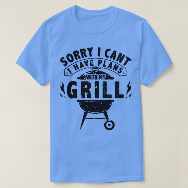 T-shirt Grill Master BBBQ Fumeur Grill (Design devant)