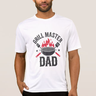 T-shirt Grill Master Papa - Drôle BBQ Fête des pères cadea