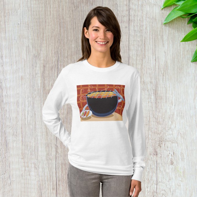 T-shirt Grillades au barbecue avec des tongues et des broc (Créateur téléchargé)