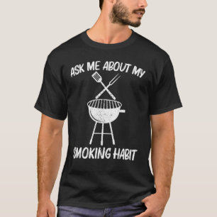T-shirt Grillades Pour Hommes Femmes Fumées Barbecue Grill