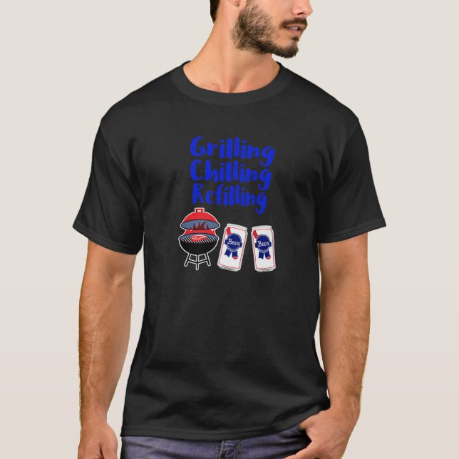 T-shirt Grillation Reremplissage Cute Grillage été (Devant)