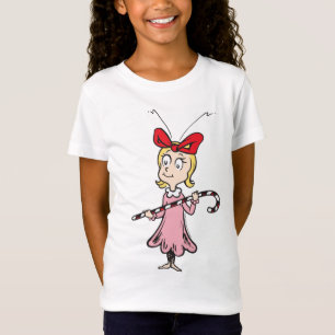 T-Shirt Grille   Cindy-Lou Qui - Tenir un Sucre de canne