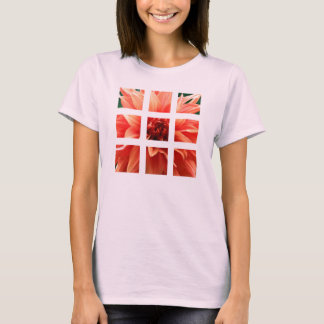 T-shirt grille de dahlia