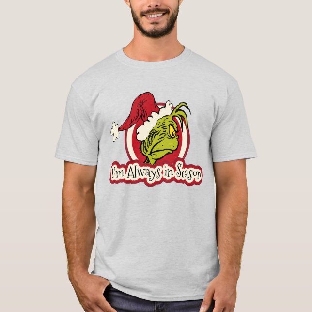 T-shirt Grille | Je suis toujours en saison (Devant)
