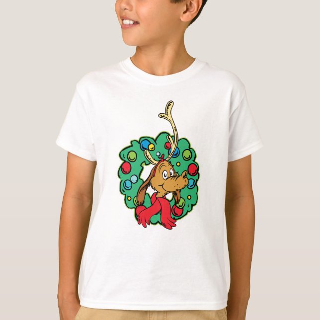 T-shirt Grille | Max Christmas Wreath (Devant)