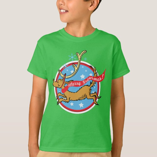 T-shirt Grille | Max Merry Grinchmas ! (Devant)