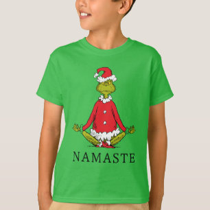 T-shirt Grille   Namaste Santa Claus