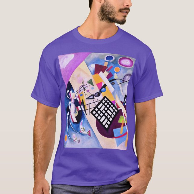 T-shirt Grille noire - Kandinsky (Devant)