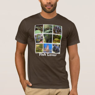 T-shirt Grille pour Amoureux des Poissons