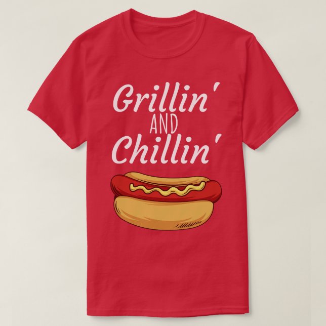 T-shirt Grillin et 1 (Design devant)