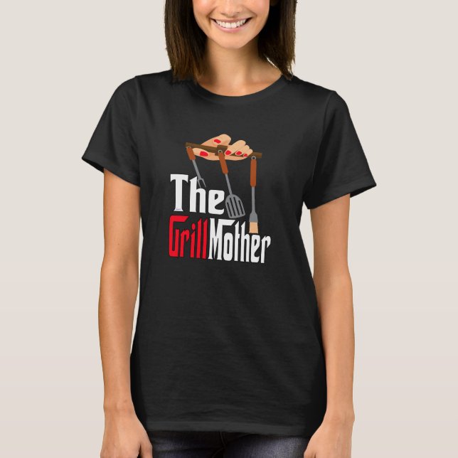 T-shirt GrillMother Meat Mangeurs BBQ Fan Carnivore Diet (Devant)